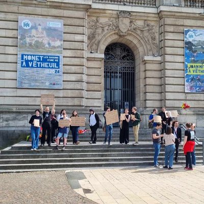 Grève au Palais des Beaux Arts